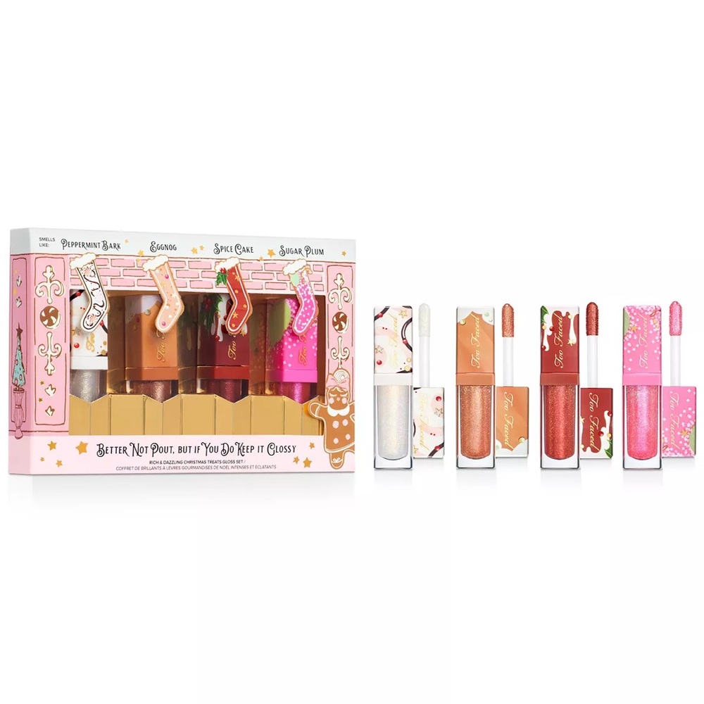 New Too faced better not pout but if you do keep it glossy limited edition set
